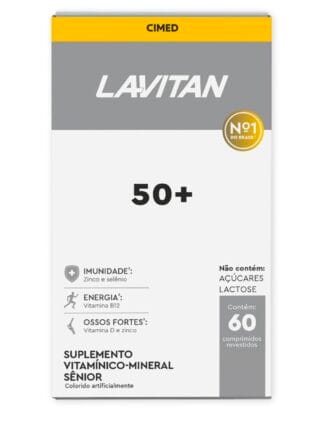 Multivitamínico Lavitan 50+ Com 60 Comprimidos