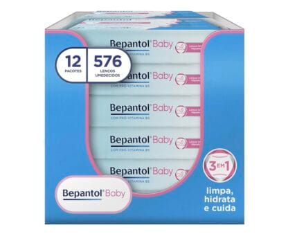 Lenço Umedecido, Bepantol Baby - 576 unidades