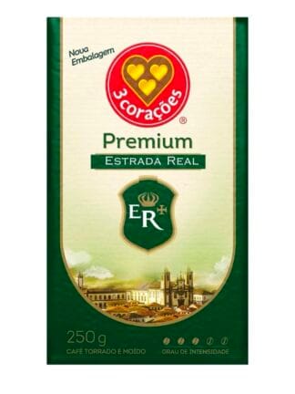 3 Corações Café Torrado E Moído Estrada Real Premium À Vácuo 250G