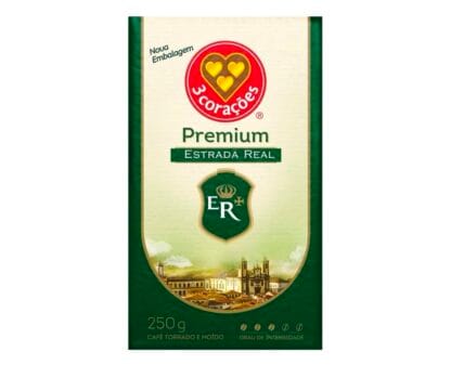 3 Corações Café Torrado E Moído Estrada Real Premium À Vácuo 250G