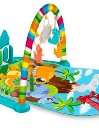 Maxi Baby Tapete de Atividades Para Bebê Piano Funny Dino