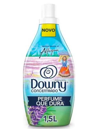 Downy Amaciante Concentrado Seiva de Alfazema 1.5L, Rende 6L, Perfume com Lavanda