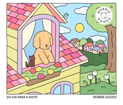 Do dia para a noite (Day to night) – Livro de colorir oficial Bobbie Goods