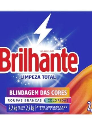 Brilhante Limpeza Total - Sabão Em Pó 2 2Kg