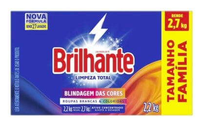 Brilhante Limpeza Total - Sabão Em Pó 2 2Kg