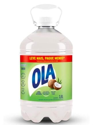 Sabão Liquido Para Roupas Delicadas Ola Coco 3.8L