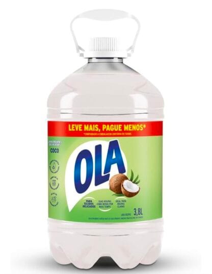 Sabão Liquido Para Roupas Delicadas Ola Coco 3.8L