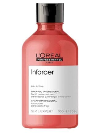 L'Oréal Professionnel Shampoo Antiquebra Inforcer, Protege, Previne Quebras e Adiciona Suavidade, Para cabelos fracos, frágeis e danificados, Com Biotina, 300ml