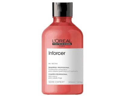 L'Oréal Professionnel Shampoo Antiquebra Inforcer, Protege, Previne Quebras e Adiciona Suavidade, Para cabelos fracos, frágeis e danificados, Com Biotina, 300ml