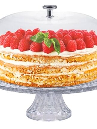 Ruvolo Boleira Multiuso, Boleira de Vidro com Tampa de Vidro Home Special