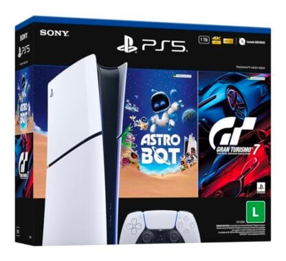 PlayStation®5 Slim Digital -Pacote ASTRO BOT e Gran Turismo 7