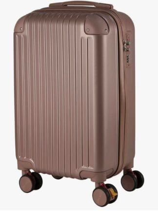 Mala de Bordo em ABS Com 4 Rodas 360 - Roncalli Manaus (Rose)