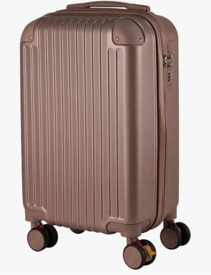 Mala de Bordo em ABS Com 4 Rodas 360 - Roncalli Manaus (Rose)