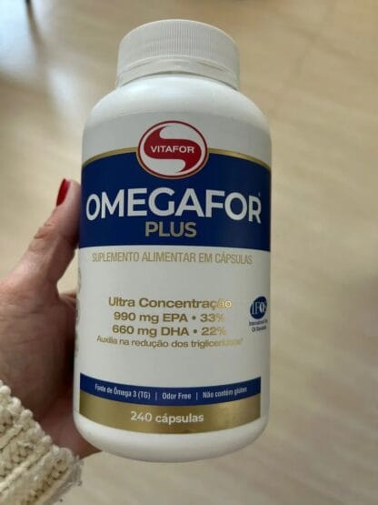 Omegafor Plus 120 cápsulas Ômega 3 Vitafor