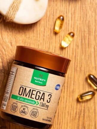 Nutrify Ômega 3 TG Ultraconcentrado 1360mg - Enriquecido com Vitamina E