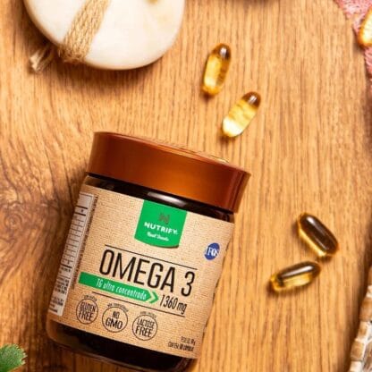 Nutrify Ômega 3 TG Ultraconcentrado 1360mg - Enriquecido com Vitamina E