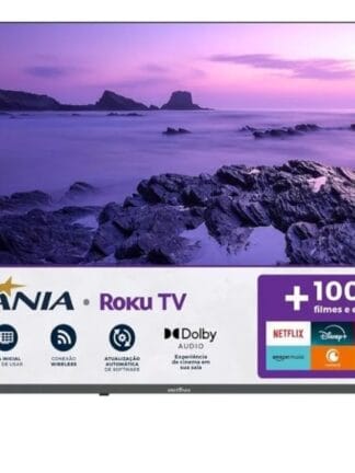 TV Smart TV 50” Britânia Roku TV LED Dolby Audio BTV50VA4REGB