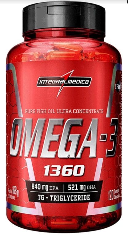 ômega 3 TG 1360mg Ultra concentrado 120 cápsulas Integralmédica