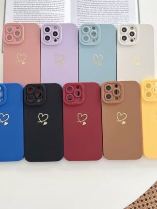 Ins Simples Amor Coração Graffiti Caso De Telefone Para Redmi 14C 13 12 13C 12C Nota 14 13 12