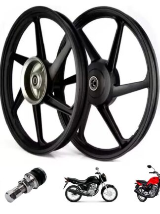 Roda liga titan cg 150 scud 6 pontas par