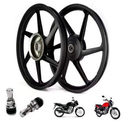 Roda liga titan cg 150 scud 6 pontas par