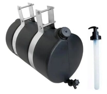 Corote De Agua Para Caminhão 15 Litros Preto + Saboneteira