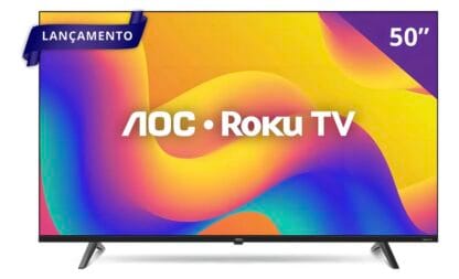 Smart Tv 50 Aoc 4k Dled 50u7045/78g Roku Tv Quad