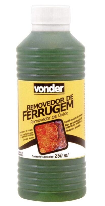 Removedor De Ferrugem 250 Ml Vonder.