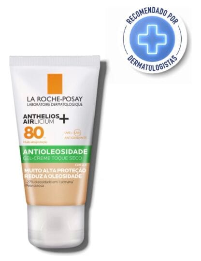 Protetor Solar Anthelios Airlicium+ Fps80 Cor 2.0 Em Gel Creme 40mL La Roche-Posay