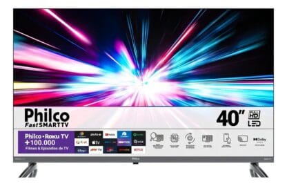 Smart TV 40" Full Hd Led HDMI Roku Tv Philco