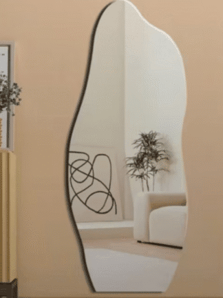 Espelho Organico FORM120x50 Lapidado Corpo Inteiro