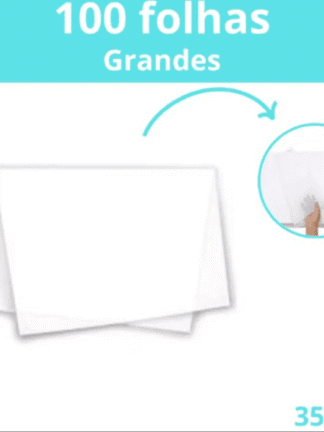 Papel Seda Branco 35x50 - 100 Unidades