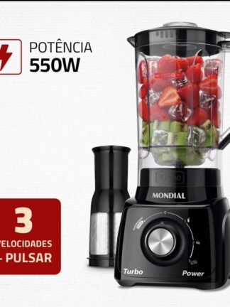 Liquidificador Turbo Power Mondial 550w