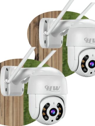 Kit 2câmera Ip Icsee Prova D'água Infravermelho Externa Wifi- HW
