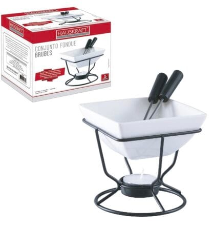 Conjunto de Panela para Fondue, Bruges, 5 Peças, Western