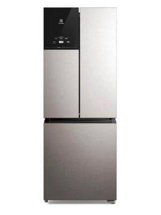 Geladeira Electrolux Frost Free Inverter 480L Efficient AutoSense 3 Portas Inox Look (IM7S) 127V