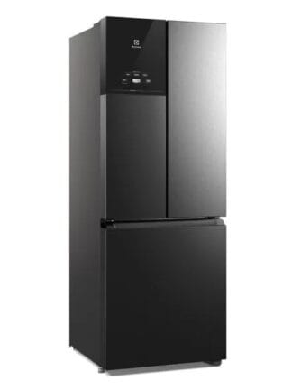 Geladeira Electrolux Frost Free Inverter 480L Efficient AutoSense 3 Portas Black Inox Look (IM7B)