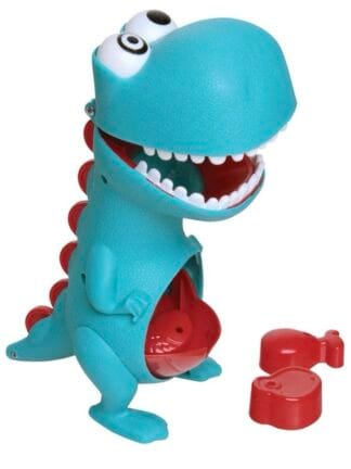 Brinquedo para Bebe Dino Papa Tudo com Acessórios, Elka, Multicor