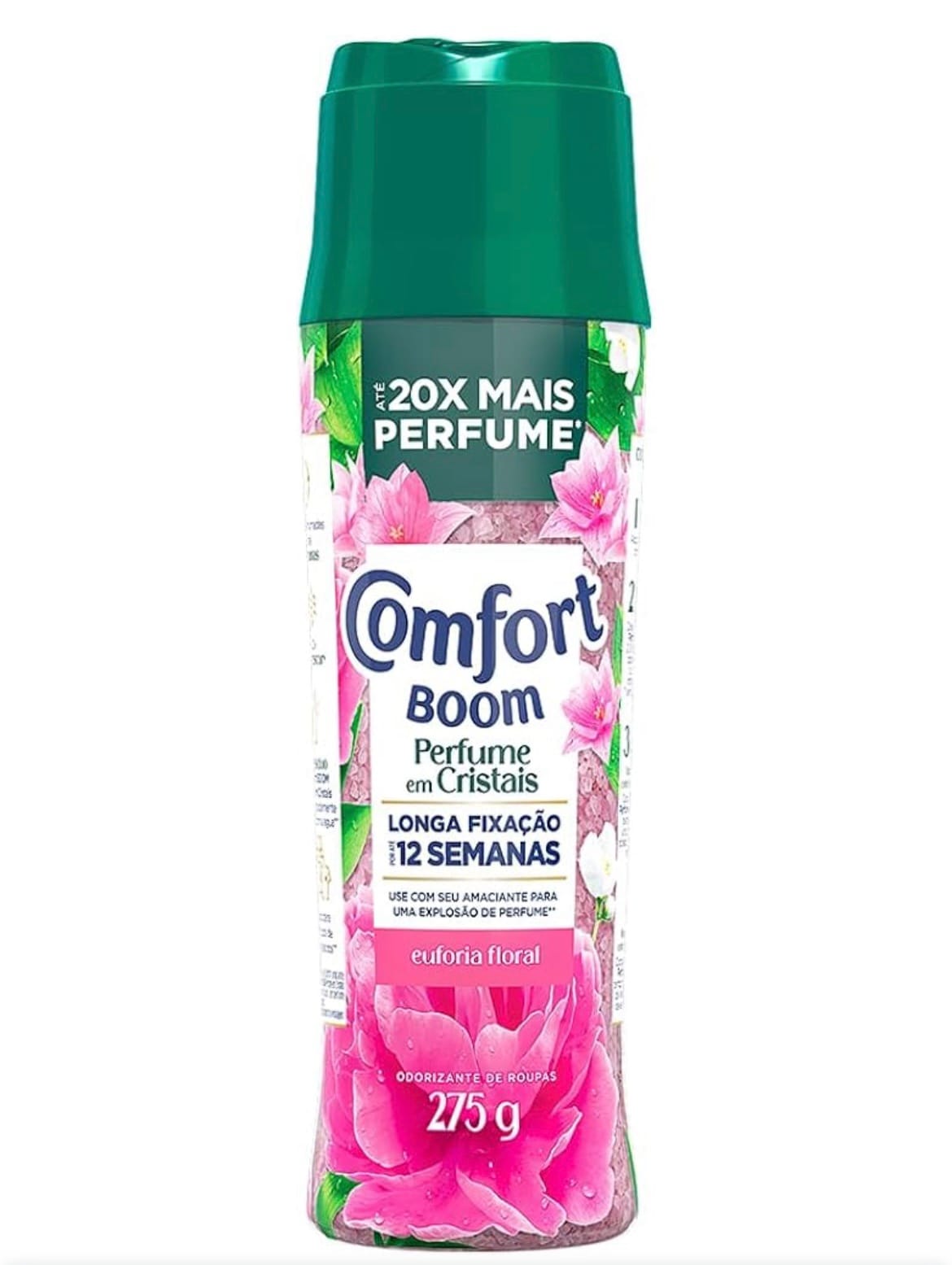 Comfort Boom Odorizador de Roupas Cristais de Perfume Euforia Floral 275gr