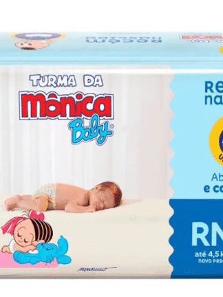 Fralda Turma da Mônica Baby Jumbo RN 36 Unidades