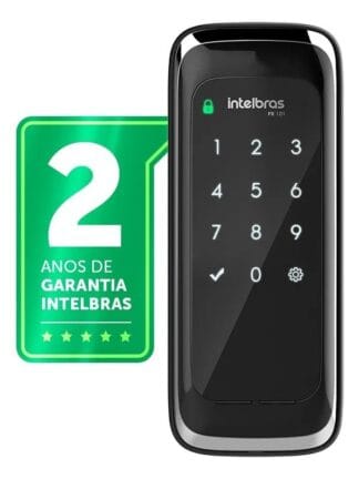 Fechadura Digital de Sobrepor Touch Screen FR 101 Preta Intelbras