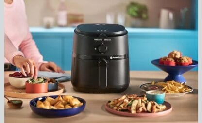Fritadeira Airfryer Série 1000 XL, Philips Walita, 6,2 litros, Tecnologia RapidAir, Preta, 2 anos de garantia, 110v - NA130/00