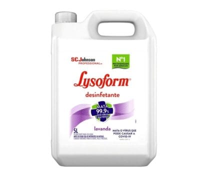 Lysoform Lavanda, Desinfetante Líquido, Limpeza Casa, 5L