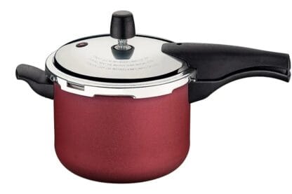Panela De Pressão Tramontina Vancouver Vermelha 4,5L.