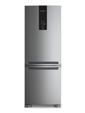 Geladeira Brastemp Frost Free Inverse A+++ 479 litros cor Inox com Super Capacidade e Smart Flow - BRE58FK 110v