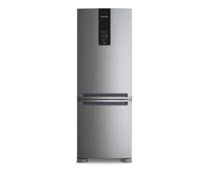 Geladeira Brastemp Frost Free Inverse A+++ 479 litros cor Inox com Super Capacidade e Smart Flow - BRE58FK 110v