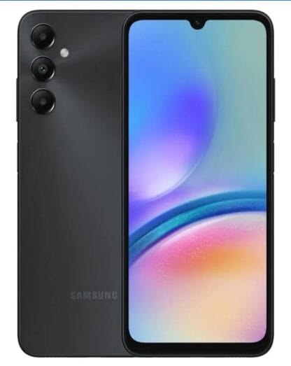 Smartphone Samsung Galaxy A05s 6,7 Tela Infinita 128GB + 6GB RAM Tela Infinita de 6.7" 50MP + 2MP + 2MP, Processador Octa-Core, Bateria de longa duração - Preto