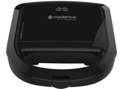 Sanduicheira Elétrica Cadence Toast & Grill, Preta, 750W, 110V, SAN260