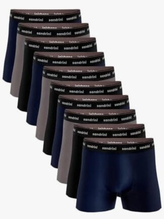 Kit 10 Cuecas Sandrini Boxer Polo 100% Algodão Box Masculinas