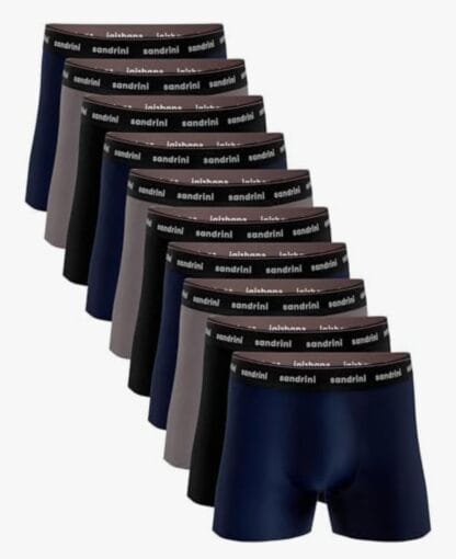 Kit 10 Cuecas Sandrini Boxer Polo 100% Algodão Box Masculinas